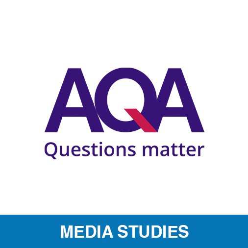 AQA logo with "Questions matter" tagline and Media Studies subject banner – OA Level Professionals