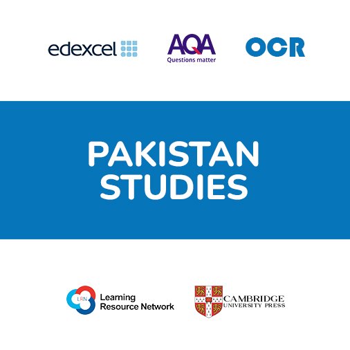 Pakistan Studies subject banner with Edexcel, AQA, OCR, LRN and Cambridge logos – OA Level Professionals