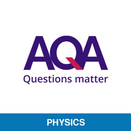 AQA logo with "Questions matter" tagline and Physics subject banner – OA Level Professionals