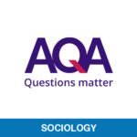 AQA logo with "Questions matter" tagline and Sociology subject banner – OA Level Professionals
