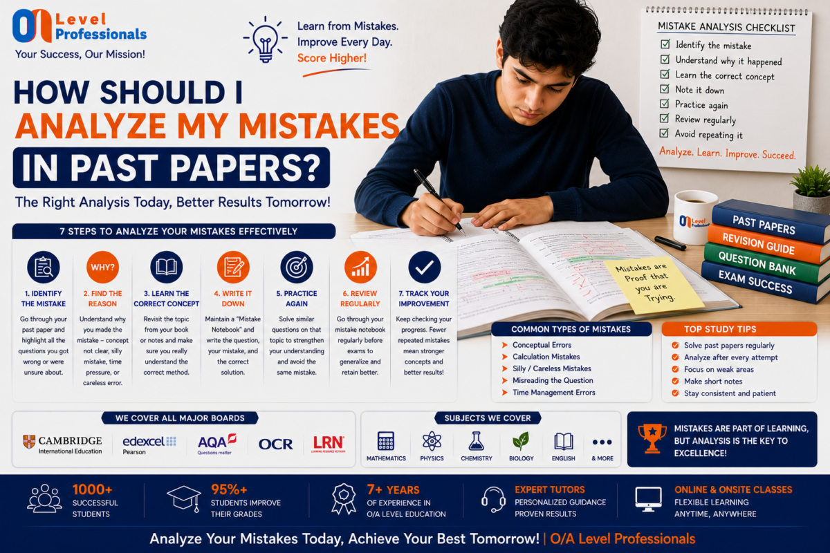 Past Paper Mistake Analysis Guide | O/A Level Professionals