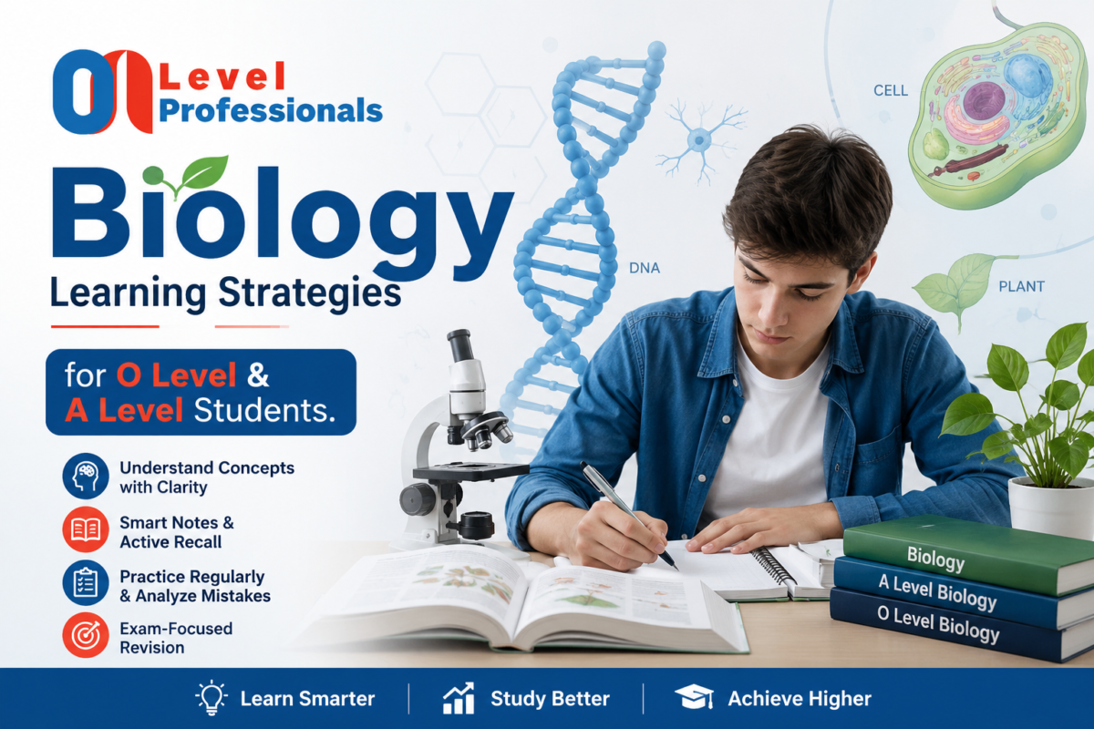 Biology Learning Strategies for O Level & A Level Students | Effective Study Tips and Exam Success