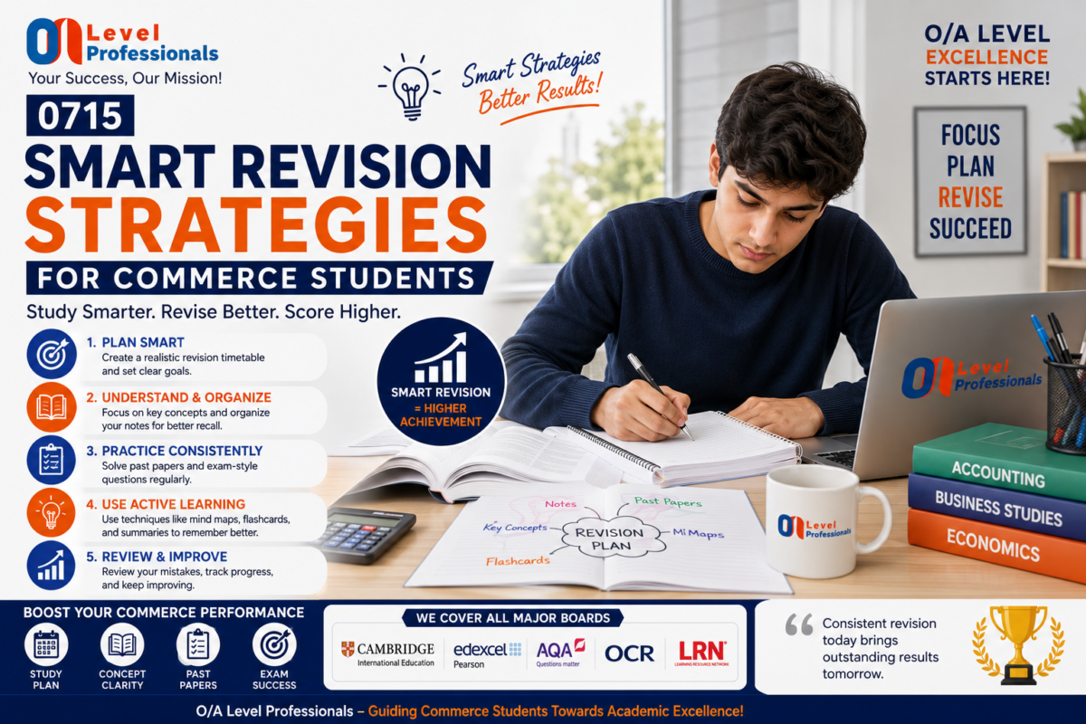 0715 Smart Revision Strategies for Commerce Students | O/A Level Professionals